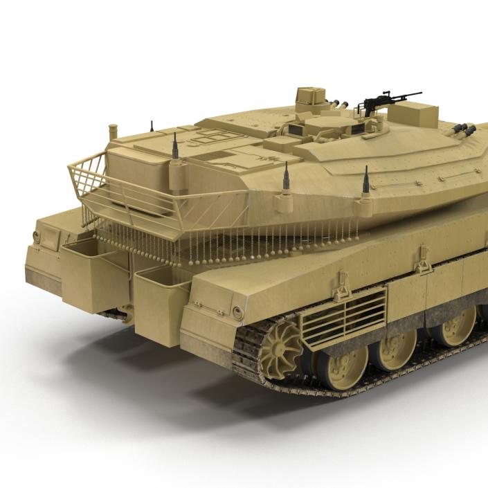 Merkava Mk IV 2 Rigged 3D