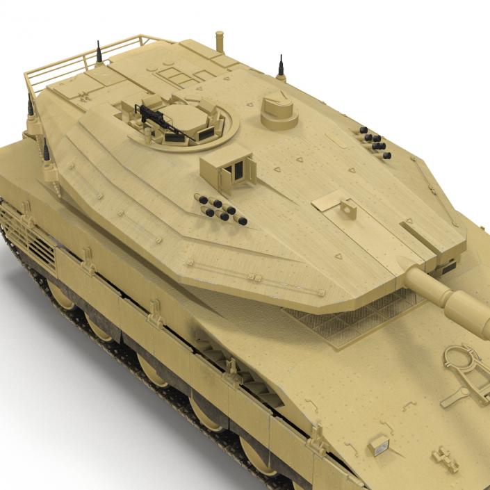 Merkava Mk IV 2 Rigged 3D