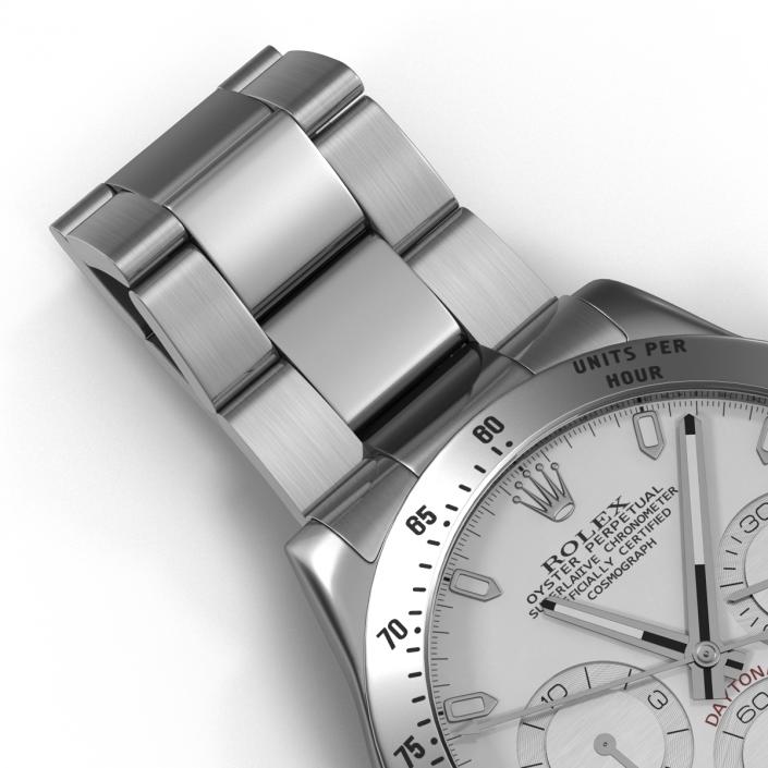 Daytona Rolex White Dial 3D model