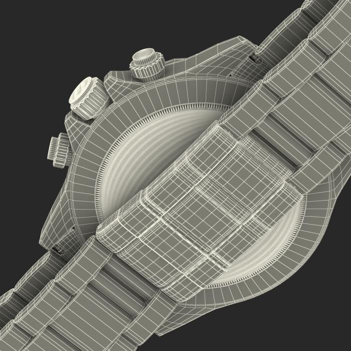 Daytona Rolex White Dial 3D model