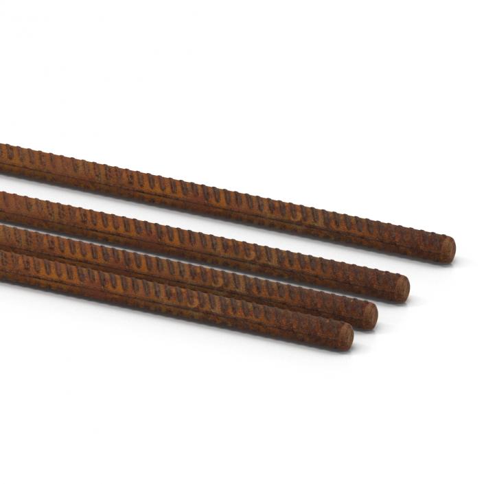 Sreel Rusty Rebar 2 3D model