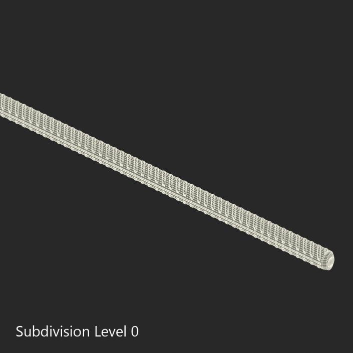 Sreel Rusty Rebar 2 3D model