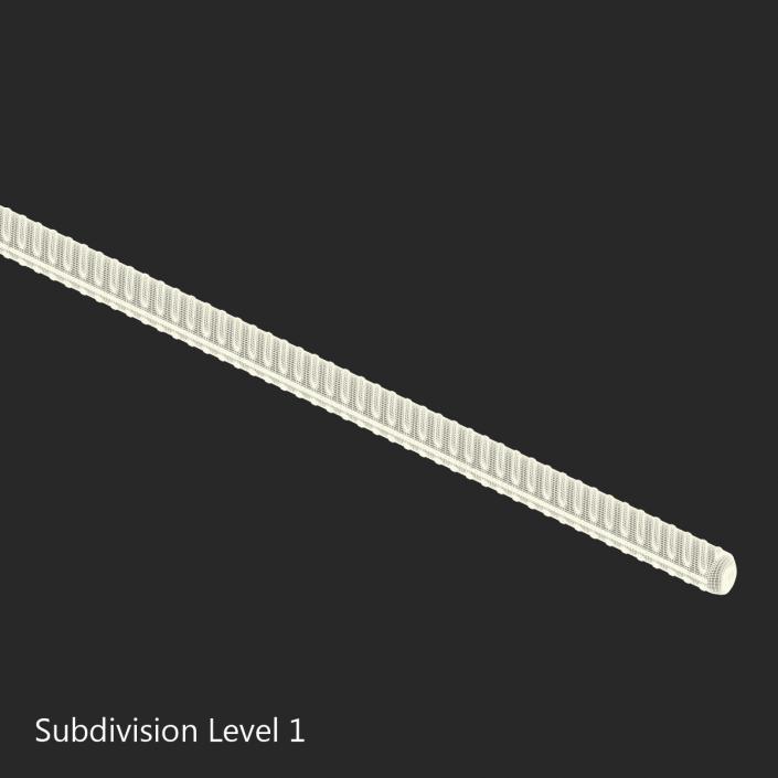 Sreel Rusty Rebar 2 3D model