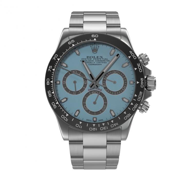 3D Rolex Cosmograph Daytona Blue Dial 2