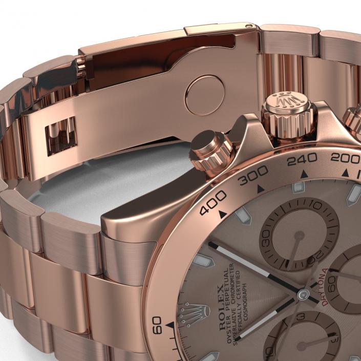 3D model Rolex Daytona Pink Gold 2