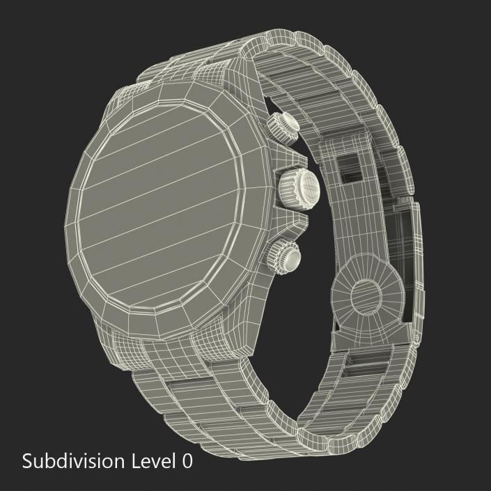 3D model Rolex Daytona Pink Gold 2