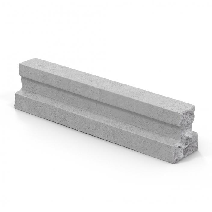 3D Concrete T-Beam Chunk 2 model