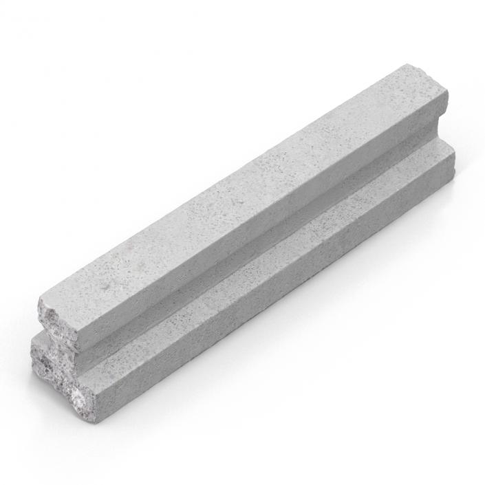 3D Concrete T-Beam Chunk 2 model