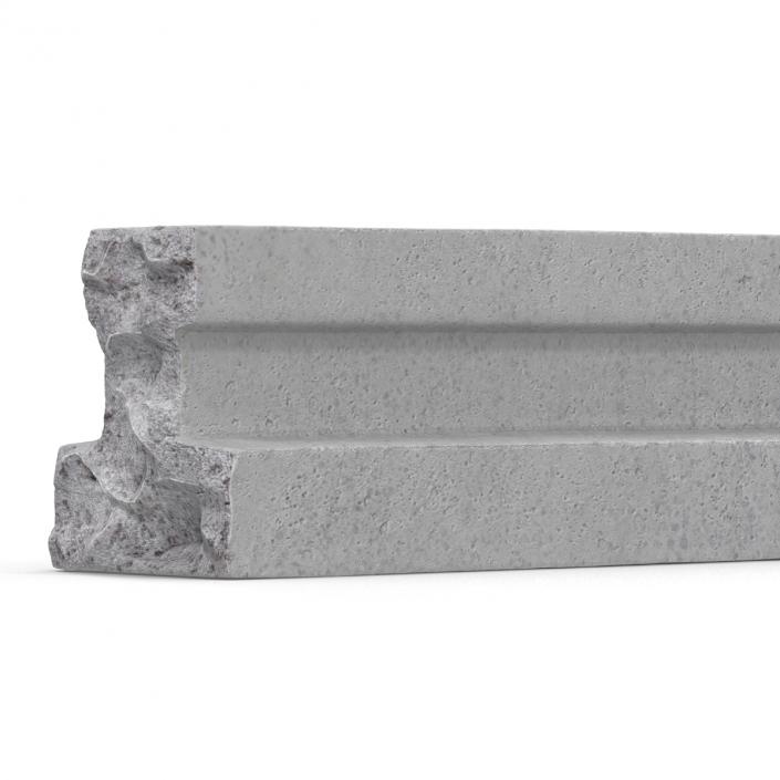 3D Concrete T-Beam Chunk 2 model