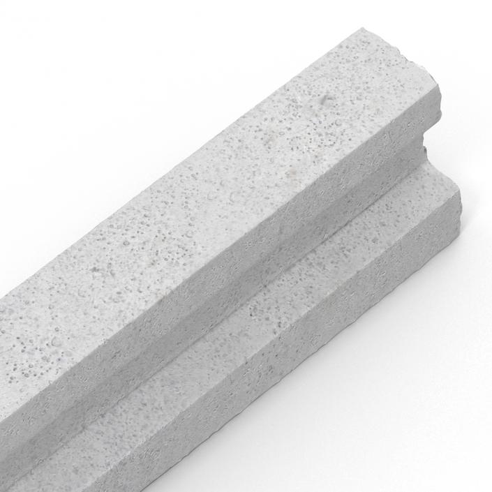 3D Concrete T-Beam Chunk 2 model