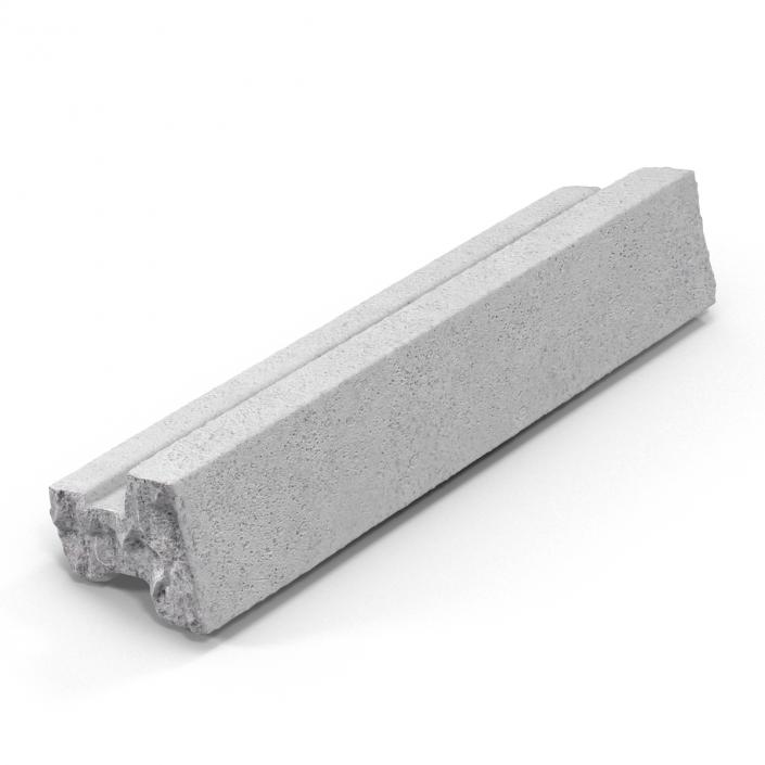 3D Concrete T-Beam Chunk 2 model