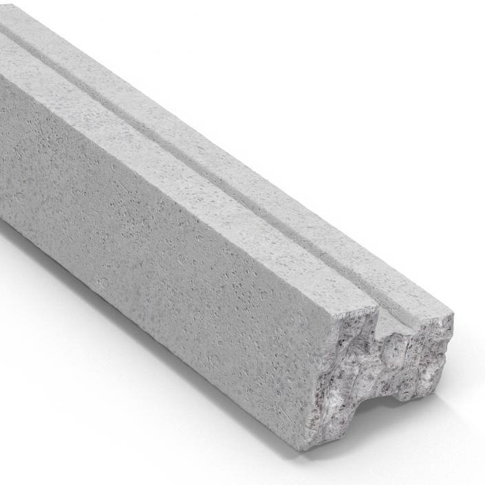 3D Concrete T-Beam Chunk 2 model