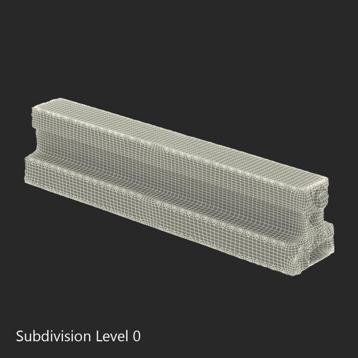 3D Concrete T-Beam Chunk 2 model