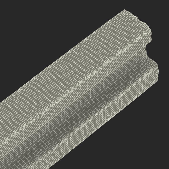 3D Concrete T-Beam Chunk 2 model