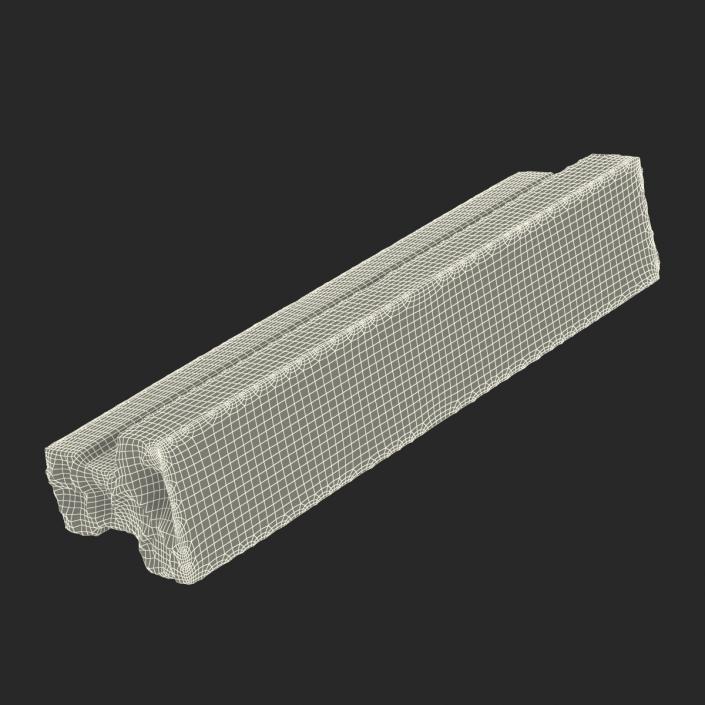 3D Concrete T-Beam Chunk 2 model