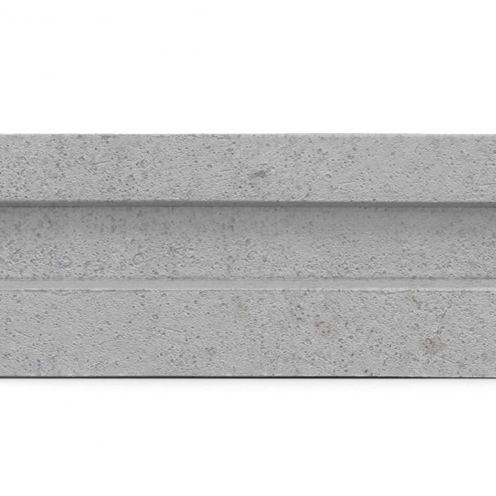 3D Concrete T-Beam Chunk 3 model