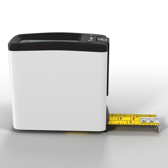 3D Digital Tape Measure White