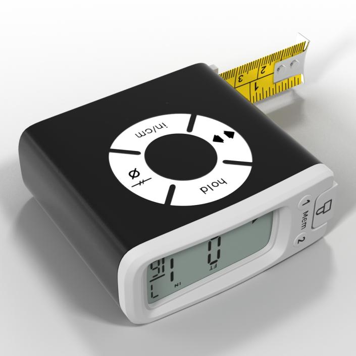 3D Digital Tape Measure Black