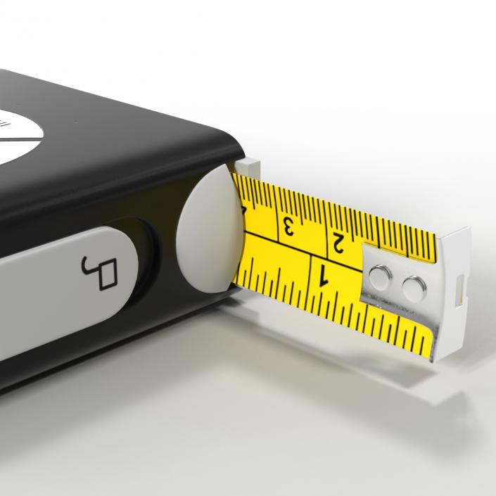 3D Digital Tape Measure Black