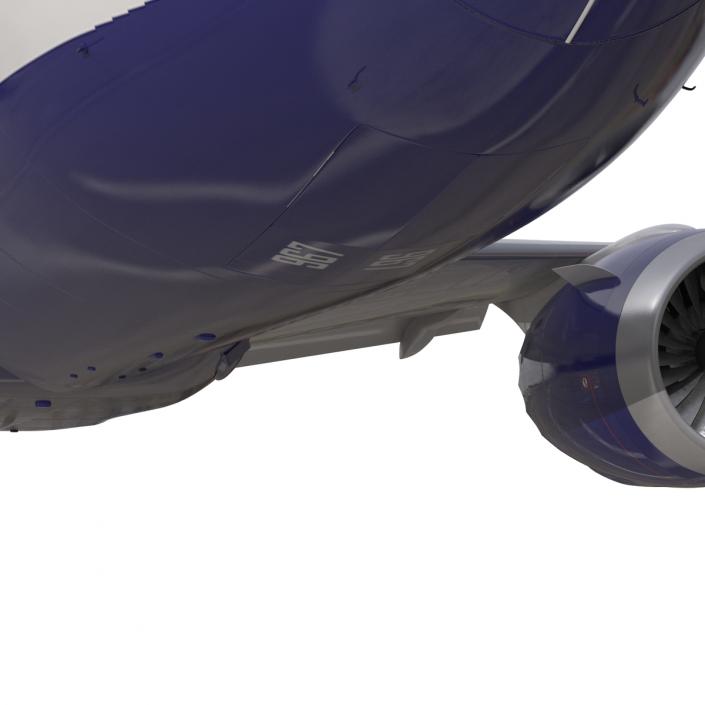 3D Boeing 787-8 Dreamliner British Airways Rigged