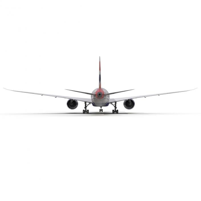 3D Boeing 787-8 Dreamliner British Airways Rigged