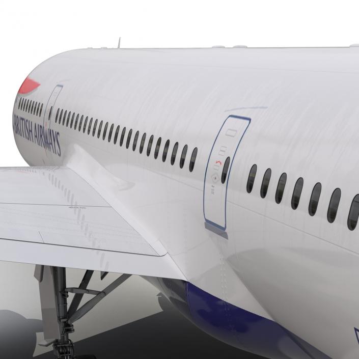 3D Boeing 787-8 Dreamliner British Airways Rigged