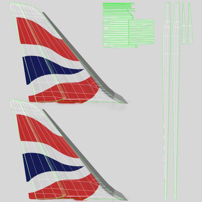 3D Boeing 787-8 Dreamliner British Airways Rigged