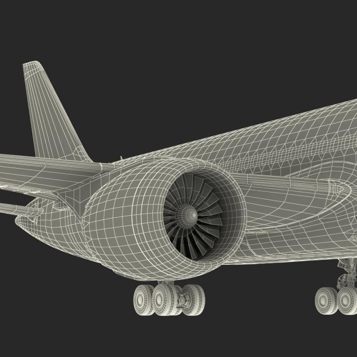 3D Boeing 787-8 Dreamliner British Airways Rigged