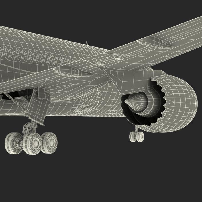 3D Boeing 787-8 Dreamliner British Airways Rigged