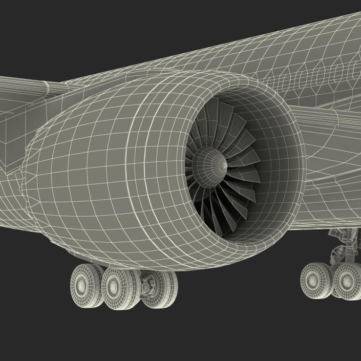 3D Boeing 787-8 Dreamliner British Airways Rigged