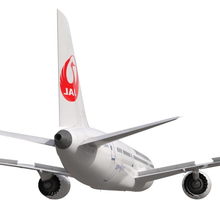 3D model Boeing 787-8 Dreamliner Japan Airlines Rigged