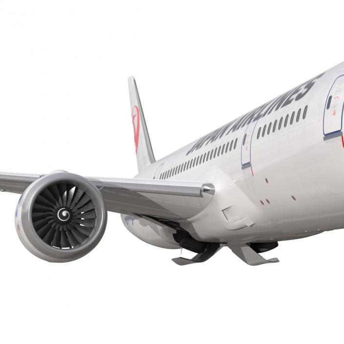 3D model Boeing 787-8 Dreamliner Japan Airlines Rigged