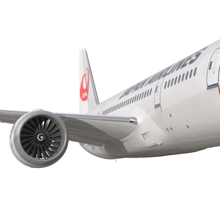 3D model Boeing 787-8 Dreamliner Japan Airlines Rigged