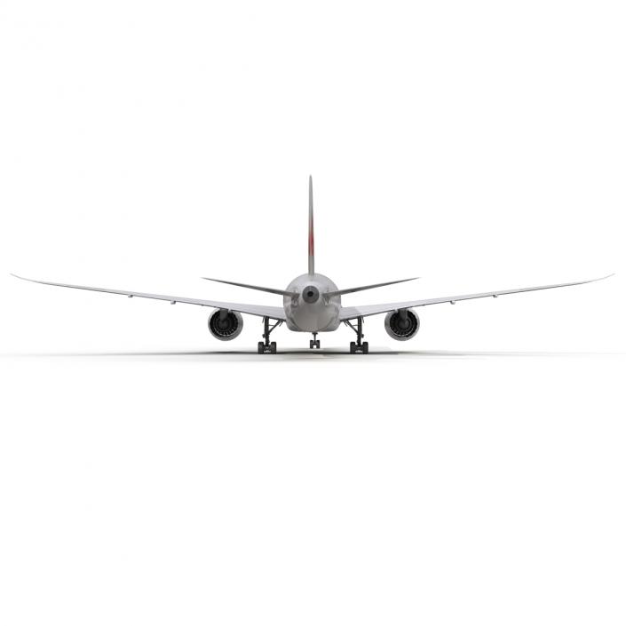 3D model Boeing 787-8 Dreamliner Japan Airlines Rigged