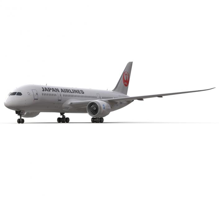 3D model Boeing 787-8 Dreamliner Japan Airlines Rigged