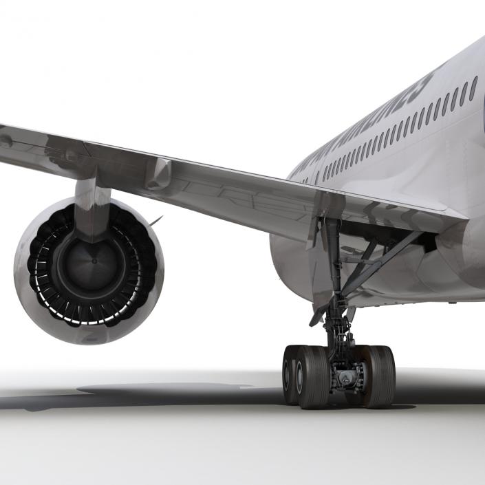 3D model Boeing 787-8 Dreamliner Japan Airlines Rigged