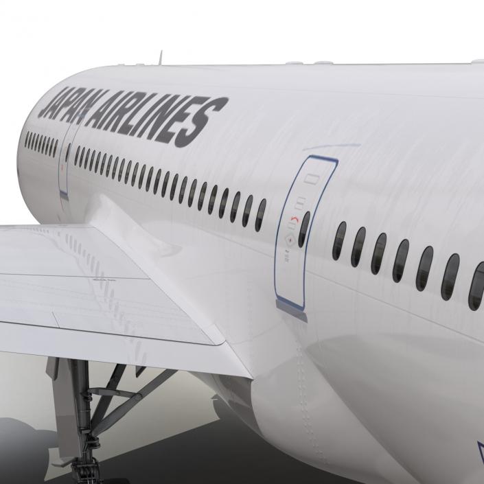 3D model Boeing 787-8 Dreamliner Japan Airlines Rigged