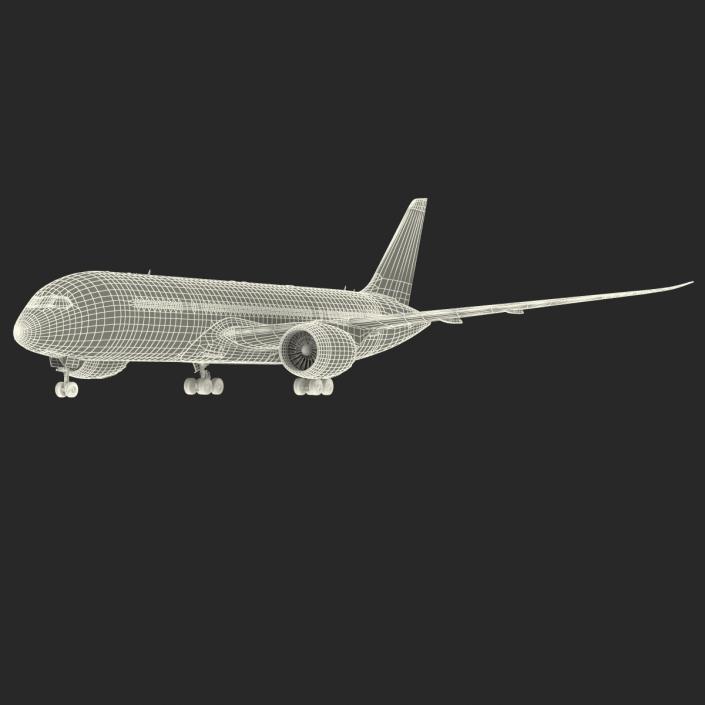 3D model Boeing 787-8 Dreamliner Japan Airlines Rigged