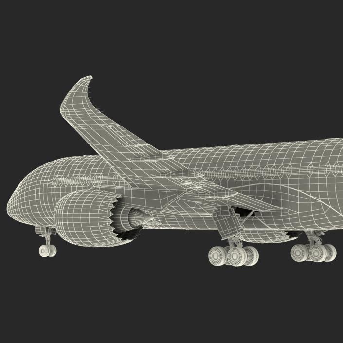 3D model Boeing 787-8 Dreamliner Japan Airlines Rigged