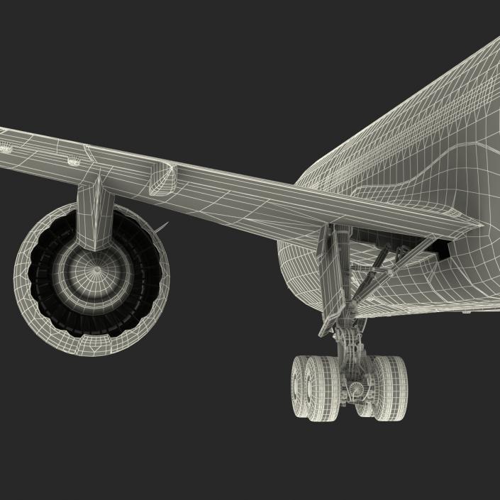 3D model Boeing 787-8 Dreamliner Japan Airlines Rigged