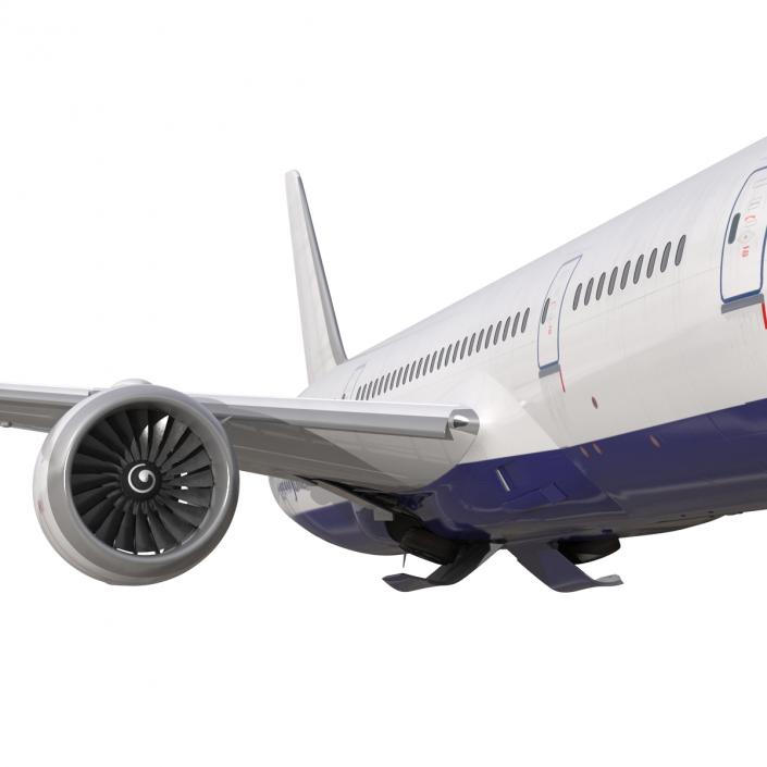 3D Boeing 787-8 Dreamliner Generic Rigged model