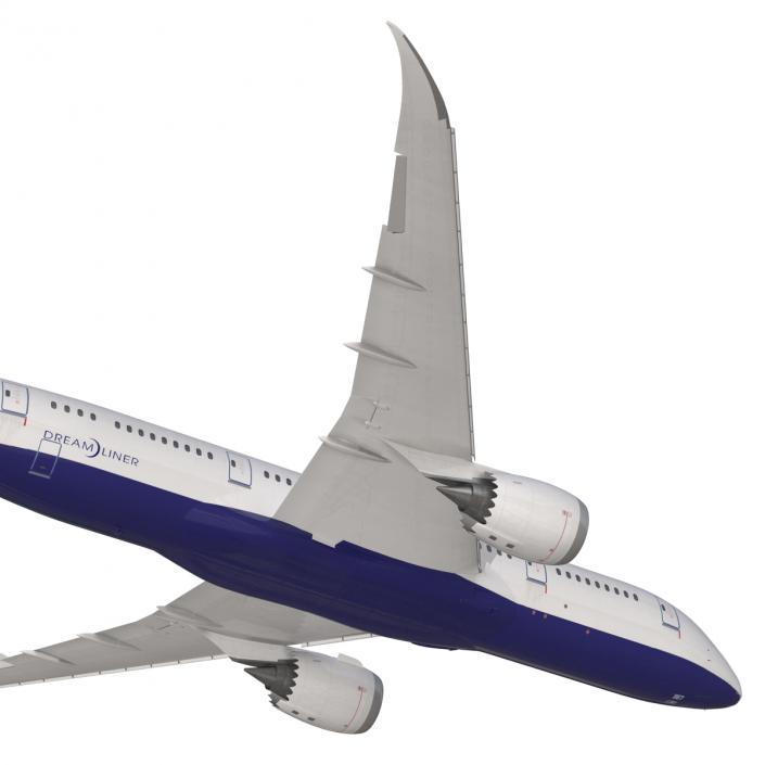 3D Boeing 787-8 Dreamliner Generic Rigged model