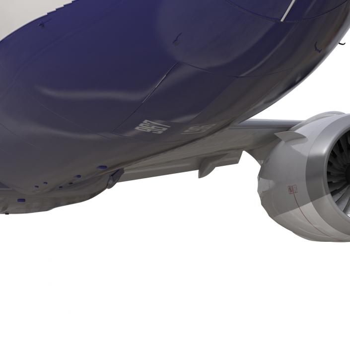 3D Boeing 787-8 Dreamliner Generic Rigged model