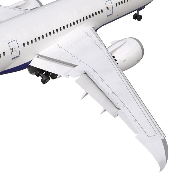 3D Boeing 787-8 Dreamliner Generic Rigged model