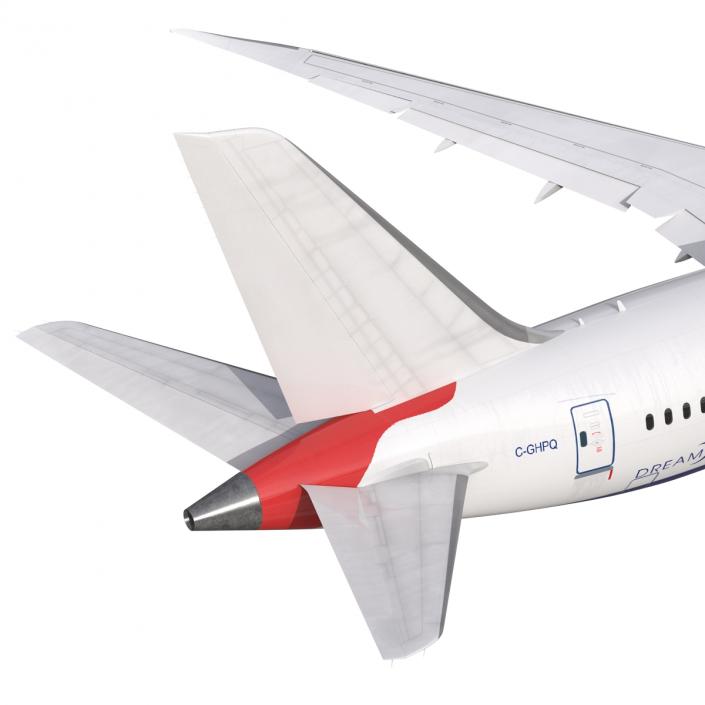 3D Boeing 787-8 Dreamliner Generic Rigged model