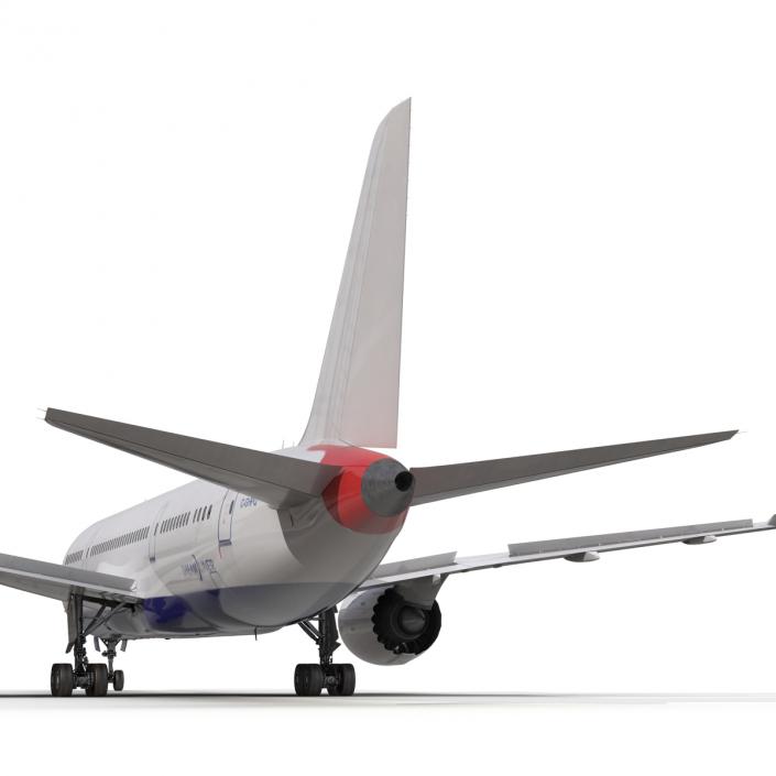 3D Boeing 787-8 Dreamliner Generic Rigged model