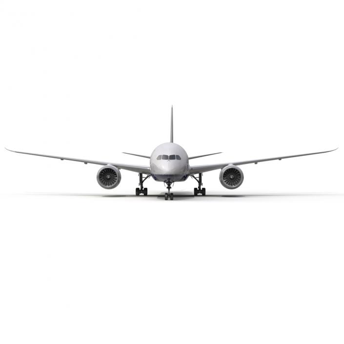 3D Boeing 787-8 Dreamliner Generic Rigged model