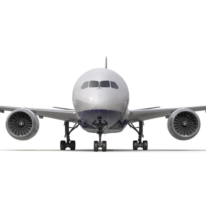 3D Boeing 787-8 Dreamliner Generic Rigged model