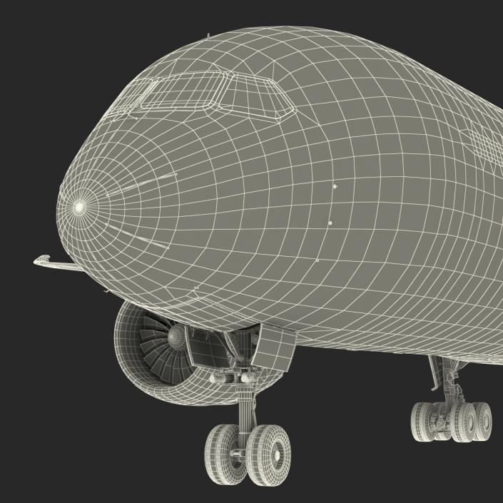 3D Boeing 787-8 Dreamliner Generic Rigged model