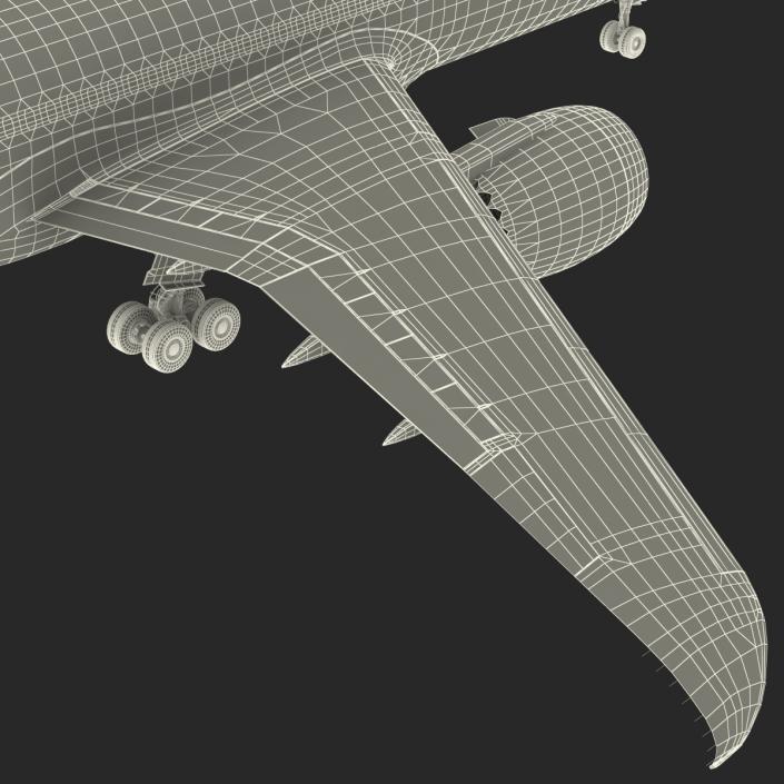 3D Boeing 787-8 Dreamliner Generic Rigged model